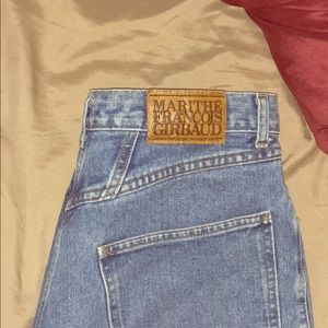 distressed highwaisted shorts